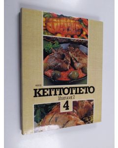 Tekijän Riitta Suomalainen  käytetty kirja Keittotieto 4 : Liharuoat 2 : sika, kaniini, linnut ja riista sekä Suomen liha- ja sisäelinruokia 2