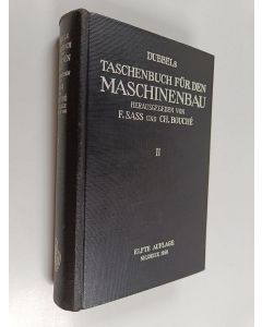 käytetty kirja Dubbels taschenbuch für den maschinenbau 2