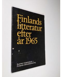 Kirjailijan Kai Laitinen käytetty kirja Finlands litteratur efter år 1965