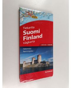 uusi teos Tiekartta Suomi = Vägkarta finland + Hakemisto