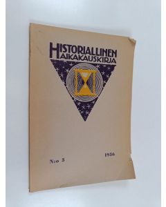 käytetty kirja Historiallinen aikakauskirja 3/1956