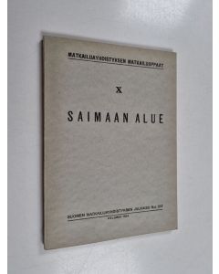 käytetty kirja Saimaan alue
