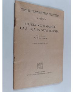 käytetty teos Uusia kotimaisia lauluja ja sovituksia