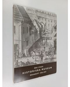 käytetty kirja Åbo stads historiska museum årsskrift 1956-1957