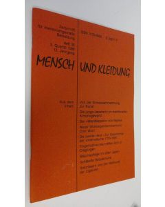 Kirjailijan Dr. Bruno Endlich käytetty teos Mensch und kleidung : zeitschrift fur menschengemässe Bekleidung - Heft 36 3. quartal 1988 12. Jahrgang