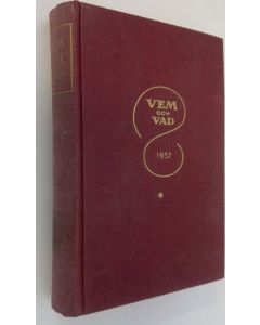 Kirjailijan Torsten G Aminoff käytetty kirja Vem och vad : biografisk handbok : 1957