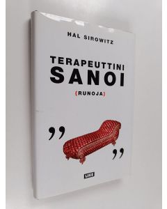 Kirjailijan Hal Sirowitz käytetty kirja Terapeuttini sanoi : runoja