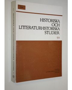 käytetty kirja Historiska och litteraturhistoriska studier 59