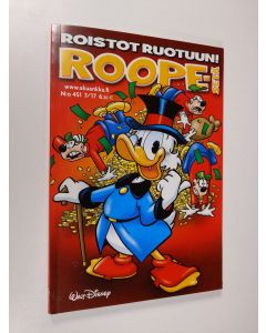 Kirjailijan Walt Disney käytetty kirja Roope-Setä n:o 7/17