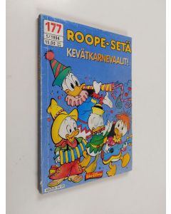 Kirjailijan Walt Disney käytetty kirja Roope-setä 5/1994 (nro 177)