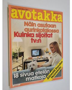 käytetty kirja Avotakka 1/1980