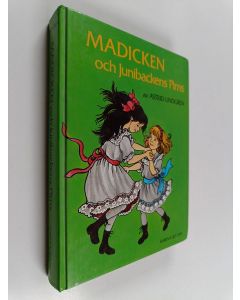 Kirjailijan Astrid Lindgren käytetty kirja Madicken och junibackens pims