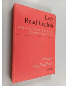 Kirjailijan Eero Laine käytetty kirja Let's read English Glossary and handbook