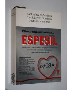 käytetty kirja Lääketiede 85 Medicin : 6.-11.1.1985 Otaniemi luentolyhennelmät