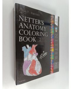 Kirjailijan John T. Hansen käytetty kirja Netter's Anatomy Coloring Book