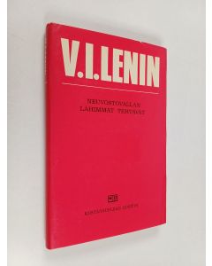 Kirjailijan V.I. Lenin käytetty kirja Neuvostovallan lähimmät tehtävät