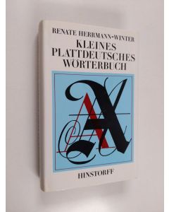 Kirjailijan Renate Herrmann-Winter käytetty kirja Kleines Plattdeutsches Wörterbuch für den mecklenburgisch-vorpommerschen Sprachraum