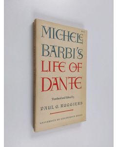 Kirjailijan Michele Barbi käytetty kirja Michele Barbi's Life of Dante