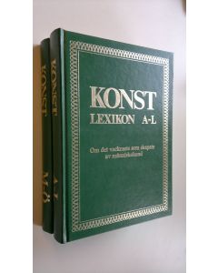 Kirjailijan Kjell B. Sandved käytetty kirja Konst lexikon 1-2 : A-L ; M-Ö : Om det vackraste som skapats av människohand
