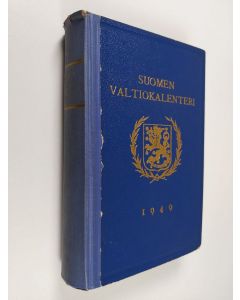 käytetty kirja Suomen valtiokalenteri 1949