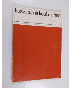 käytetty kirja Kasvatus ja koulu 3/1968