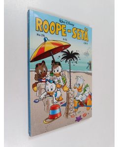 Kirjailijan Walt Disney käytetty kirja Roope-setä 8/02