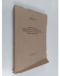 Kirjailijan Ludvig Wennervirta käytetty kirja Goottilaista monumentaalimaalausta Länsi-Suomen ja Ahvenanmaan kirkoissa