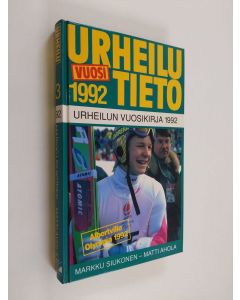 Kirjailijan Markku Siukonen käytetty kirja Urheilun vuosikirja 1992