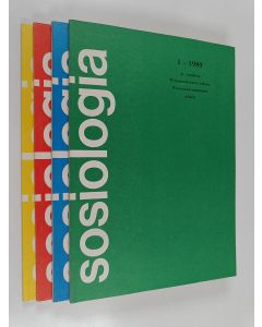 käytetty kirja Sosiologia vuosikerta 1989 1-4