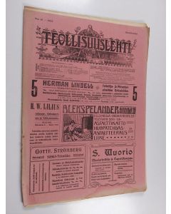käytetty kirja Suomen teollisuuslehti N:o 14/1903