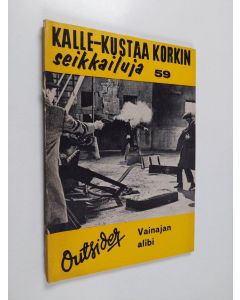 Kirjailijan Outsider käytetty kirja Vainajan alibi