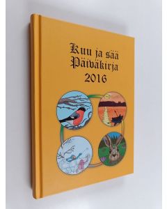 käytetty kirja Kuu ja sää päiväkirja 2016