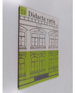 käytetty kirja Didacta varia 1/1997