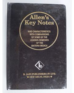 käytetty kirja Allen's Keynotes and charasteristics with comparisons of some of the leading remedies of the materia medica