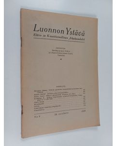 käytetty teos Luonnon ystävä 6/1930