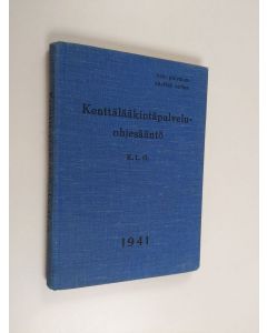 käytetty kirja Kenttälääkintäpalveluohjesääntö, K. L. O