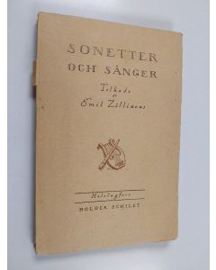 käytetty kirja Sonetter och sånger