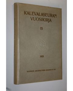 käytetty kirja Kalevalaseuran vuosikirja 15 1935 (lukematon)