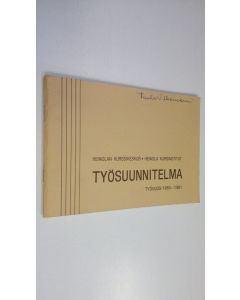 käytetty teos Heinolan kurssikeskus = Heinola kursinstitut : Työsuunnitelma, työvuosi 1980-1981