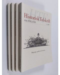 käytetty kirja Historisk tidskrift för Finland 2007 (1-4)