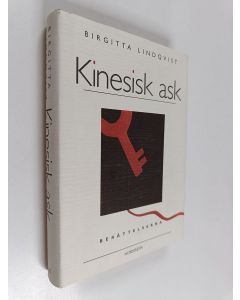 Kirjailijan Birgitta Lindqvist käytetty kirja Kinesisk ask : Berättelserna