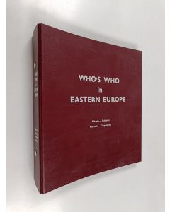 uusi teos Who's who in Europe