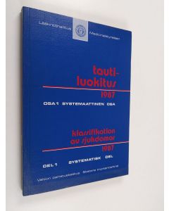 käytetty kirja Tautiluokitus 1987 Osa 1