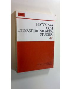 käytetty kirja Historiska och litteraturhistoriska studier 47