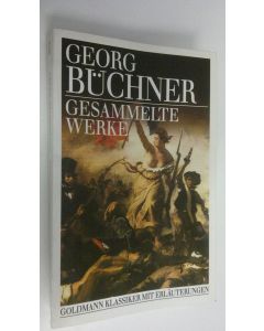 Kirjailijan Georg Buchner käytetty kirja Gesammelte werke (ERINOMAINEN)