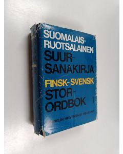 Kirjailijan Knut Cannelin käytetty kirja Suomalais-ruotsalainen suursanakirja = Finsk-svensk storordbok
