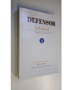 käytetty kirja Defensor legis vuosikerta 2011 (n:o 1-6)