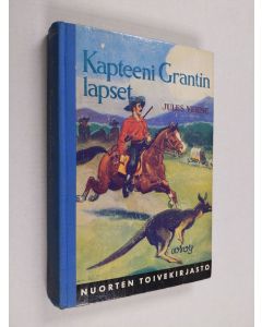 Kirjailijan Jules Verne käytetty kirja Kapteeni Grantin Lapset