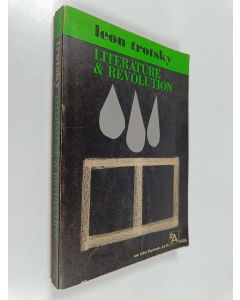 Kirjailijan Leo Trotski käytetty kirja Literature and revolution