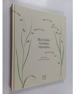 Kirjailijan Samppa Lahdenperä käytetty kirja Muistikirja : päiväkirja : vieraskirja